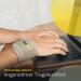 Braceup Adjustable Compression Tie for Wrist Ligaments | Tendon Inflammation Relief for Tennis & Gym Training - Silver - Buy Online on GoSupps.com
