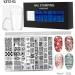 Nail Art Stamping Kit Flowers Nail Template Plates Manicure Stamper with Scraper Style1 nail art stamper - Buy Online on GoSupps.com