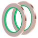 tifanso 2PCS Copper Tape with Dual Side Conductive Adhesive  Copper Foil Tape  Copper Foil Tape for Stained Glass  EMI Shielding  Electrical Repairs (1/4inch)