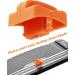 Firbon 2Pcs Refill Blades for A4 A5 Paper Cutter Spring Loaded Safeguard Design Replacement Blade for Paper Trimmers - Orange - Buy Online on GoSupps.com