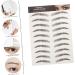 FOMIYES 54 Sheets Waterproof Eyebrow Stickers Make up Kit Natural Eyebrow Stickers False Eyebrows Cosmetics - Buy Online on GoSupps.com