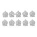 Lauschaer Glas 10er Fire Cupping Glass Set d Ball approx. 60mm Mouth Blown Hand Formed Original