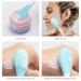 Silicone Facial Mask Applicator & Skin Care Tools Set - 4 Pcs Face Scrubber Mask Brush & Lip Exfoliator for Flawless Skin - Buy Online on GoSupps.com