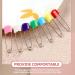 300 Pcs iplusmile Safety Pins for Baby Diapers and Clothing - Colorful 5.4x1cm - Childproof Locking Design - Buy Online on GoSupps.com