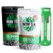 WOW TEA WOW TEA: Happy Belly Box Mint Detox Tea and SlimFit Tea with Green Infuser