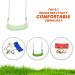 SUMMERSDREAM Rigid Child Swing Set - Heavy Duty Outdoor Swing Seat for Kids - Durable Tree Swing with Strong Nylon Rope - Lime Green - Buy Online on GoSupps.com
