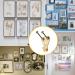 125 pcs Picture Hangers  Heavy Duty Picture Hanging Kit with Nails  Professional Picture Hanging Kit on Wooden/Drywall for Canvas  Office Pictures  Clock  House Decoration  Holds 10-100 lbs - Buy Online on GoSupps.com