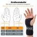 Freeetoo Wrist Support for Carpal Tunnel Syndrome - Comfort Wrist Bandage with 3 Metal Rails for Tendinitis & Arthritis (L/XL Left-Black) - Buy Online on GoSupps.com