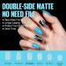 Tomicca Square Short Nail Tips - 360 Full Cover Soft Gel Tips | Pre-Shaped Matt Art Nails in 15 Sizes for Gel Nails - Buy Online on GoSupps.com