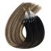 UGEAT Microring Extensions Ombre 45cm | Real Hair Microring Hair Extensions | Remy Loop Extensions with Micro Beads - 50g #1b/4/27 - Buy Online on GoSupps.com