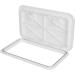 ECOTRIC 24 x 14 Deck Marine Access Hatch & Lid | Durable Boat Hatch with Strong 180 Hinge & Recessed Handle | Ideal for Marine, Caravan, RV | White (606mm x 353mm) - Buy Online on GoSupps.com