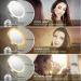 Wall Mounted Lighted Makeup Mirror | Rechargeable 1x/10x Magnifying Mirror | 3 Colors LED | Touch Dimmable | 360 Rotation | Foldable Vanity Mirror - Buy Online on GoSupps.com