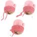 Ipenny Toddler Magic Stretch Mittens | Thick Plush Lined Winter Gloves for Baby Boys & Girls | Warm Full Finger Knitted Gloves for Cold Weather | Size 12x7cm | 0-3 Years | Style B Pink - Buy Online on GoSupps.com