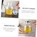 HOMSFOU Kitchen Oil Tank Kitchen Vinegar Cruet Oil Decanter Glass Terrarium Oil Vinegar Bottle Salad Dressing Containers Premium Oil Bottle Condiment Bottle Liquid High Borosilicate Glass - Buy Online on GoSupps.com