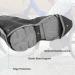 Meyagot Waterproof Shoe Covers for Men | Rain Protection & Bike Use | Reusable Over Shoes for Outdoor | Snow & Rain Gear - Buy Online on GoSupps.com