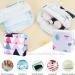 3Pcs Sanitary Pad Holder Period Bag with Zipper | Tampon Storage Pouch for Girls - School Balloon Design - Buy Online on GoSupps.com