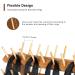 LIVSMON Bamboo Hair Braiding Rack - 72 Pegs Hair Separator Holder for Time-Saving Braiding Stand - Buy Online on GoSupps.com