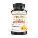 Pure Organic Elements - Liposomal Vitamin C Dietary Supplement Capsules Non GMO Soy Free Gluten Free