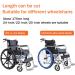 WhBeoy Wheelchair Push Rim Covers (20-24inch / 1pair) Rear Wheel Sports Wheelchair Cover Easy Installation Hand/Comfortable for Four Seasons 24/22inch A 24/22inch A - Buy Online on GoSupps.com