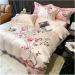 Precision Brocade Egyptian Cotton Luxury Chinese Style Flower Embroidery Bedding Set Silky Duvet Cover Bed Sheet Pillowcase Soft (B 4Pcs) - Buy Online on GoSupps.com