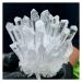 Natural Crystal Rough Crystal Cluster Natural White Phantom Quartz Crystal Cluster Samples Home Office Decoration (Size : 4.1-4.5kg)