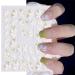 3D Embossed Spring Flower Nail Art Stickers Decals - Pink Cherry Blossoms Floral Design - 4 Sheets Self-Adhesive Pegatinas - Nail Supplies & Accessories - Buy Online on GoSupps.com