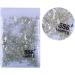 FEIlei 1440Pcs Crystal Flat Back Round Shape Rhinestones Mixed Nail Gems Gemstones Kits - Buy Online on GoSupps.com