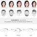 Shop Lanomi Narrow Reading Glasses - Blue Light Filter Varifocal Half Frame Titan Metal +1.0 to +4.0 for Men & Women - Flexible Multifocal Aid - Buy Online on GoSupps.com