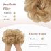 FESHFEN Messy Bun Hair Scrunchie Synthetic Updo Hairpiece Strawberry Blonde & Bleach Blonde 55g - Pack of 1 - Buy Online on GoSupps.com