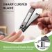 Baluca Upgraded Curved Nail Clipper - Professional Stainless Steel Toenail & Fingernail Cutter for Seniors | Ideal for Thick Nails - Greyish Black - Buy Online on GoSupps.com