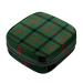 Tartan plaid Scottish pattern women bandage storage bag portable period pocket for women teenage girls menstrual cup bags bag silent insert holder