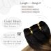 Hetto Treat Remy Real Hair Extensions - Black Balayage & Ombre #1B/6/27 - 80g 35cm - Premium Quality for Effortless Style - Buy Online on GoSupps.com