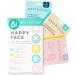 Patchology Face Mask Variety Pack - Brightening Face Mask with Vitamin C stimulates collagen Hydrating Face Masks with Hyaluronic Acid soften skin Renewing Face Masks with Strawberry (6 Masks)