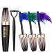 3 Colors Waterproof Mascara Set Blue Purple Green with Comb  Voluminous Colored Mascara for Eyelash - Lengthening  Smudge-Proof  Long-Lasting  Lash Extension Mascara for Eye Makeup (purple blue green mascara)