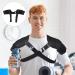 Happyyami Double Shoulder Brace - Elastic Shoulder Bandage & Strap for Hiking Sports & AC Joint Pain Relief - Buy Online on GoSupps.com