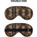 Yellow Snake Print Unisex Sleeping Eye Mask | Soft Adjustable Face Mask for Perfect Sleep - Buy Online on GoSupps.com