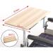 SilteD Wood Wheelchair Lap Tray Wheelchair Table Universal Trays Desk Fit for Manual Powered Or Electric Wheelchairs for Disabled Eating Rest - Buy Online on GoSupps.com