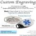 Custom DNR Alert Medical Bracelet - Pre-Engraved Stylish & Perfect for International Shipping - Blue - Buy Online on GoSupps.com