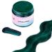 INH Semi Permanent Hair Color Emerald Green, Color Depositing Conditioner, Temporary Hair Dye, Tint Conditioning Hair Mask, Safe, Green Hair Dye - 6oz