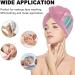 Tropical Slogan "Greetings from Paradise" Microfiber Hair Towel Wrap for Women | Super Absorbent 10"x26" Hair Turban with Button - Ideal for Fast Drying and Easy Use - Buy Online on GoSupps.com
