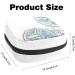 GIAPB Sanitary Napkin Storage Bag - Blue Chinoiserie Makeup & Period Pouch - Buy Online on GoSupps.com