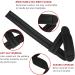 Professional Strength Training Aid - Padded Lifting Straps & Wrist Supports (60 cm) for Bodybuilding & Fitness | Black - Buy Online on GoSupps.com