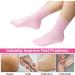 Moisturizing Socks & Gloves Set Silicone Moisturizer Socks Gel Gloves Long Spa Socks Soft Aloe Gel Socks Foot Gel Socks Gloves for Dry Cracked Feet Hands Softening Calluses Foot Care(Pink) - Buy Online on GoSupps.com