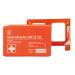 Actiomedic mini association box for companies including wall bracket for inpatient use DIN 13157: 2021 I with visual representation for first aid for companies orange 26 x 8.5 x 18 cm