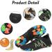 SAGUARO Unisex Water Sport Shoes - Quick-Dry Barefoot Swim Shoes 8.5 Women/7 Men - Jet Black - Buy Online on GoSupps.com