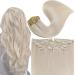 Hair Extensions Human Hair Clip in Extensions Blonde Remy Hair Extensions Clip ins Human Hair Double Weft Clip in Hair Extensions Real Human Hair Platinum Blonde 7Pieces Hair Pieces(1000 White Blonde 14inches 1000 White Blonde - Buy Online on GoSupps.com