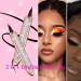 2023 Self-Adhesive Eyeliner Glue Pencil with 5 Pairs False Eyelashes - Long-Lasting Liquid Eye Liner Pen - Non Magnetic (2PCS) - Buy Online on GoSupps.com