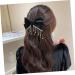 Beatifufu Bow Hairpin Rhinestone Hair Clip Hair Barrette for Women Hair Ornament Hair Bow Pin Female Hairpin Hair Bow Bow Clip Bow Hair Clip Hair Accessory Hair Clamp - Buy Online on GoSupps.com