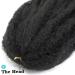 Ayana Marley Hair - 3 Packs 24 Braiding Hair for Faux Locs & Crochet (1B) | Synthetic Afro Extensions - Buy Online on GoSupps.com