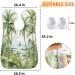 Plant Palm Tree Beard Bib Apron - Hair Catcher for Men | Perfect Father's Day & Anniversary Gifts with 2 Suction Cups - Buy Online on GoSupps.com